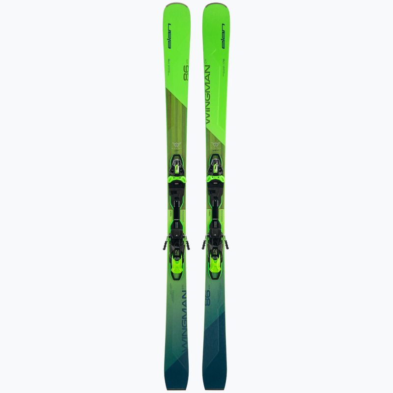 Pánské sjezdové lyže Elan Wingman 86 CTI Fusion X + EMX 12 zelená ABAHBR21 10