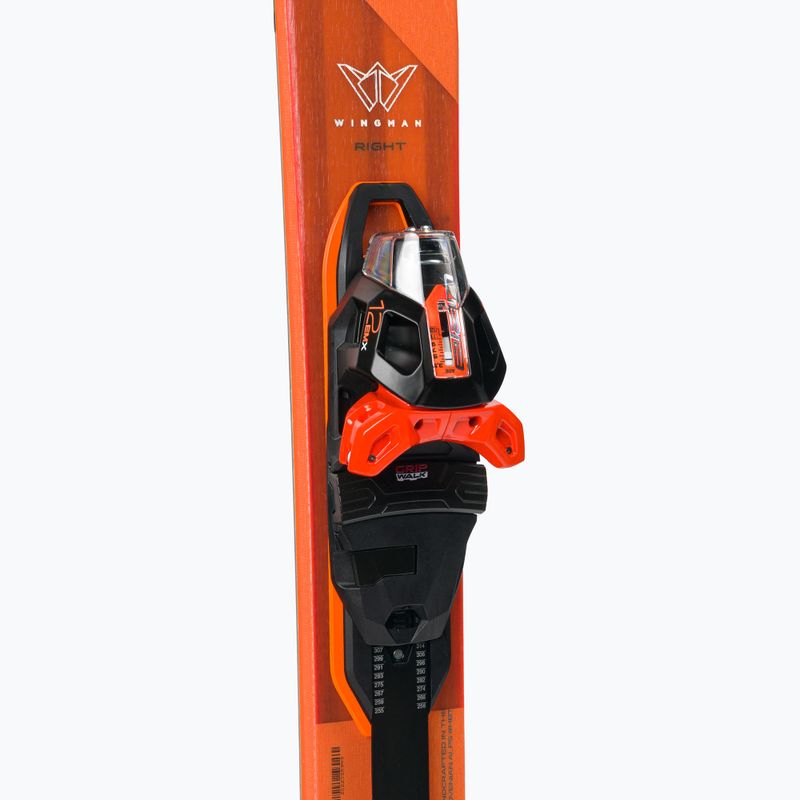 Elan Wingman 82 CTI Fusion + EMX 12 oranžovo-modré sjezdové lyže ABBHBT21 6