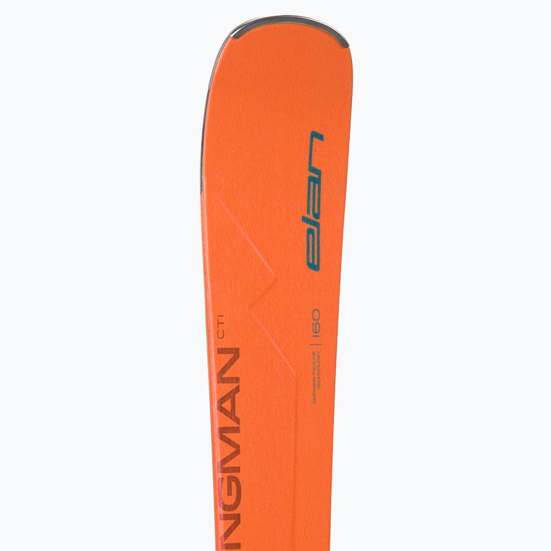 Elan Wingman 82 CTI Fusion + EMX 12 oranžovo-modré sjezdové lyže ABBHBT21 8
