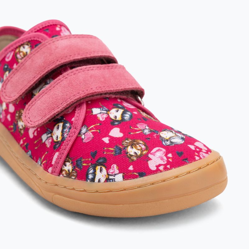 Dětská barefoot boty Froddo G1700379 fuxia+ 7