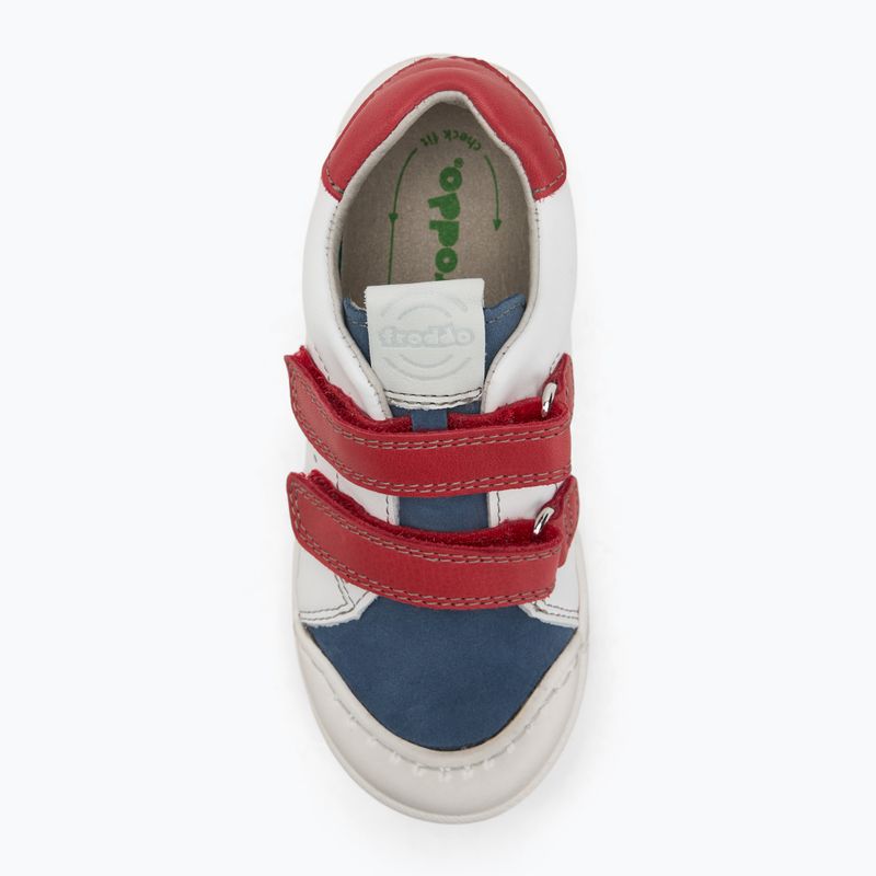 Dětská barefoot boty Froddo Rosario white/red 5