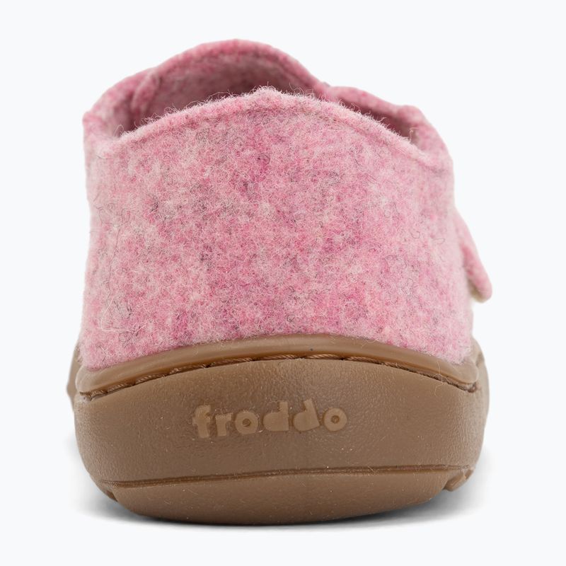 Dětské barefoot boty Froddo Barefoot Wooly pink 6