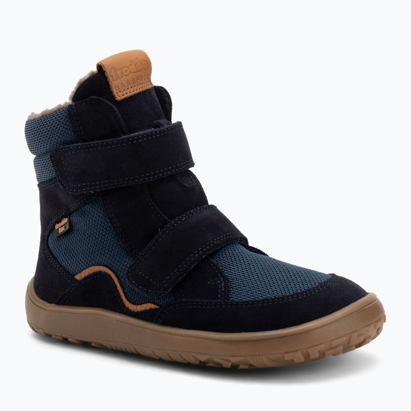 Dětské barefoot sněhule Froddo Tex Winter dark/blue