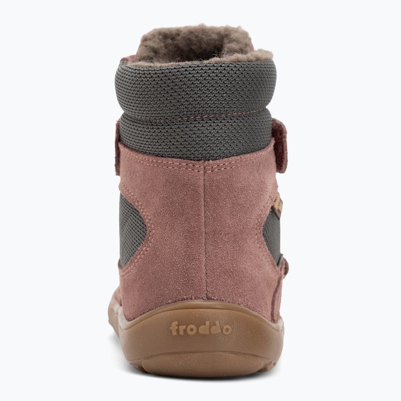 Dětské barefoot sněhule Froddo Tex Winter grey/pink 6