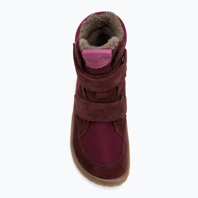 Dětské barefoot sněhule Froddo Tex Winter bordeaux 7