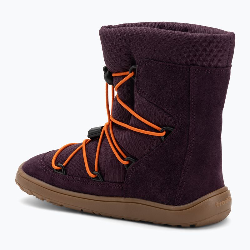 Dětské barefoot sněhule Froddo Tex Track Wool purple 3