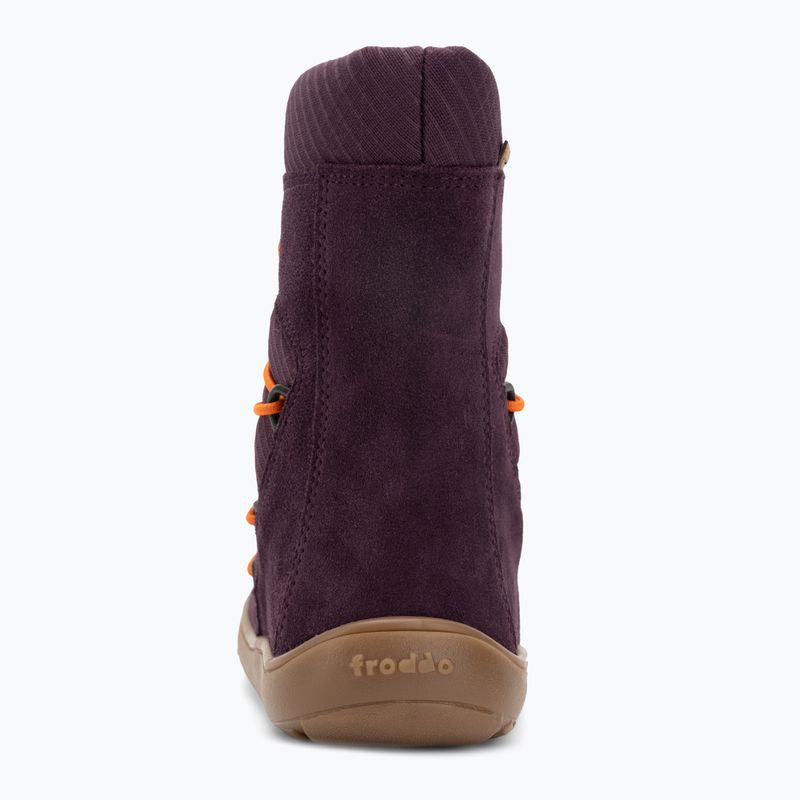 Dětské barefoot sněhule Froddo Tex Track Wool purple 6