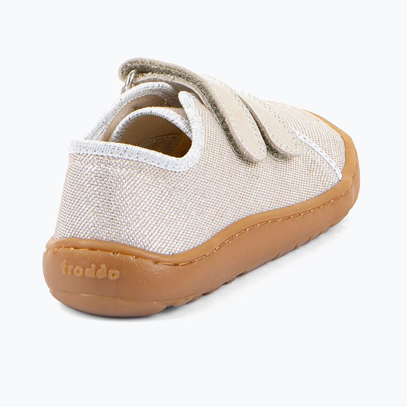 Dětské barefoot boty Froddo Canvas gold shine 4