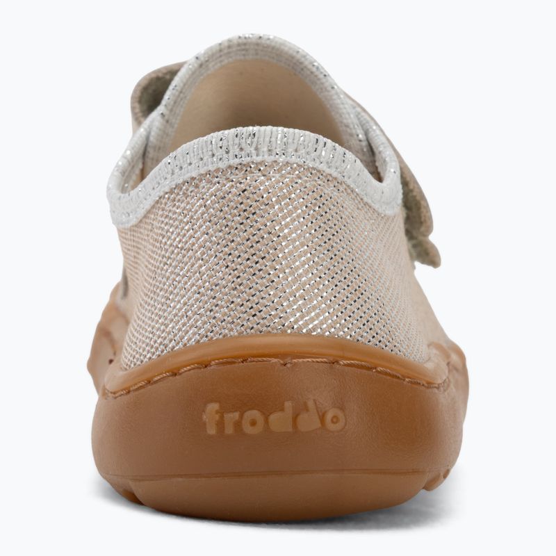 Dětské barefoot boty Froddo Canvas gold shine 6
