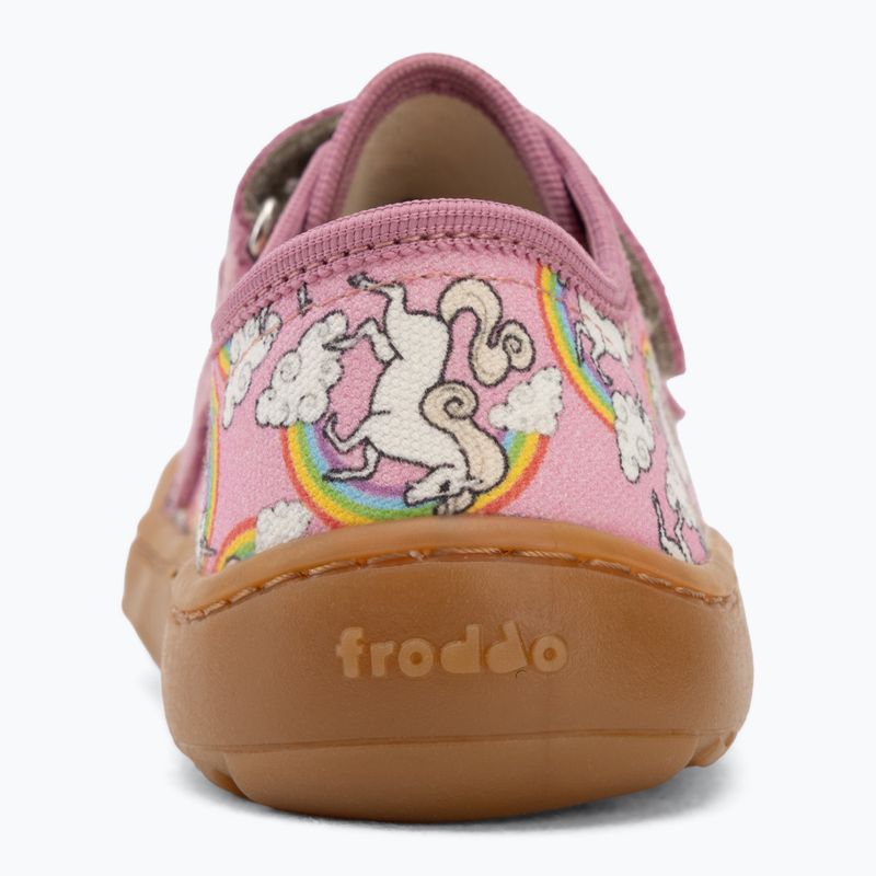 Dětské barefoot boty Froddo Canvas white/pink 6