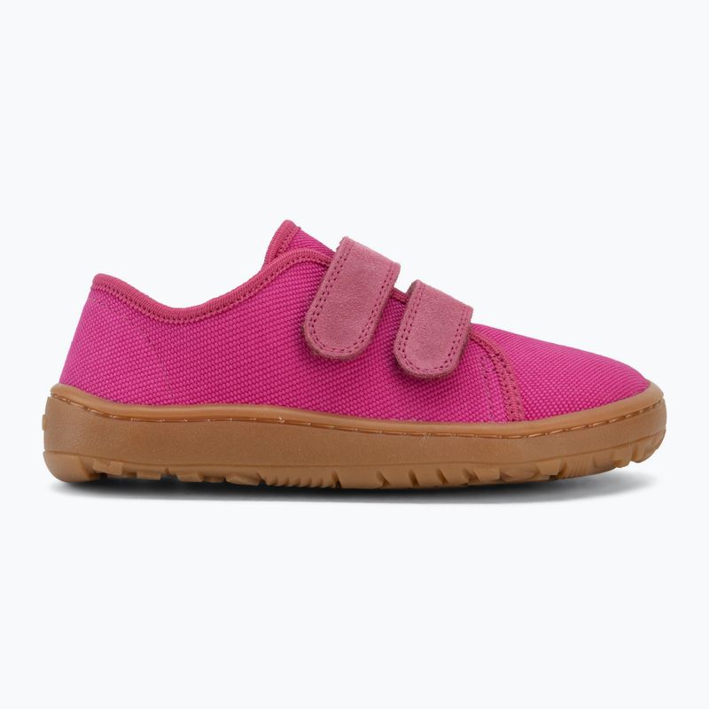 Dětské barefoot boty Froddo Canvas fuchsia 2