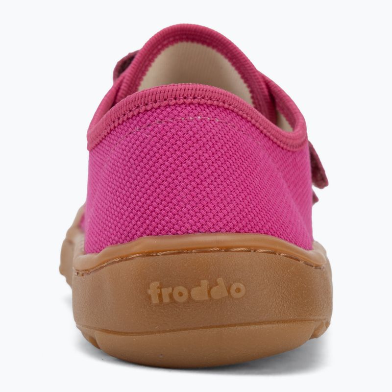 Dětské barefoot boty Froddo Canvas fuchsia 6