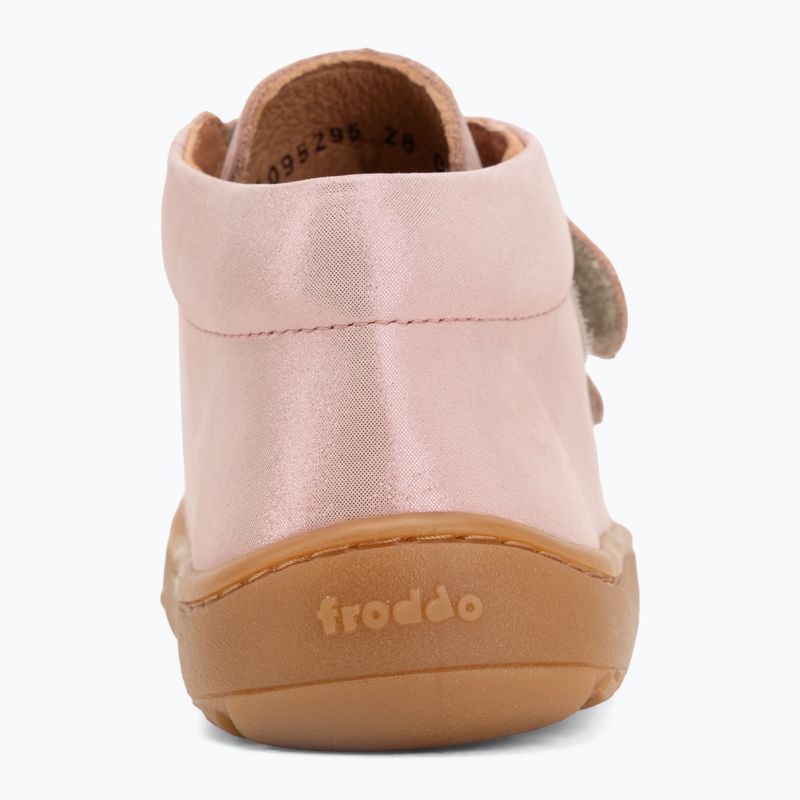 Dětské barefoot boty Froddo First Step pink shine 6