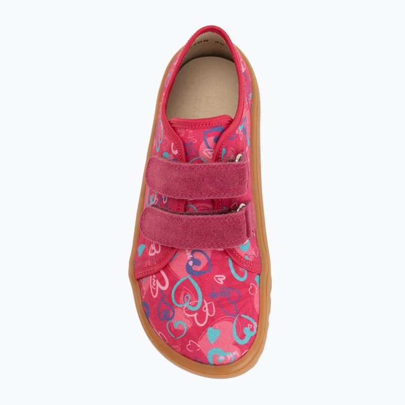 Dětské barefoot boty Froddo Barefoot Canvas fuxia+ 5