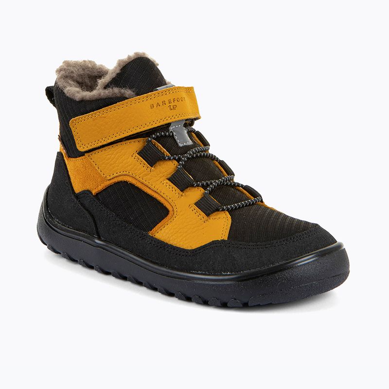 Dětské barefoot sněhule Froddo Barefoot Up Path Tex black/yellow 2