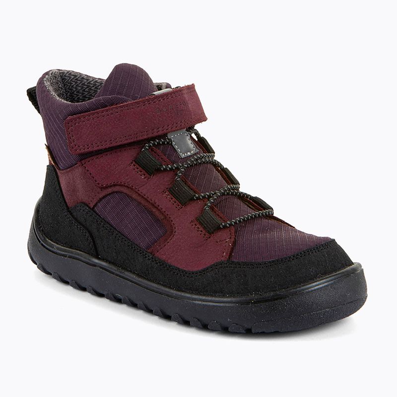 Dětské barefoot sněhule Froddo Barefoot Up Path Tex dark bordeaux