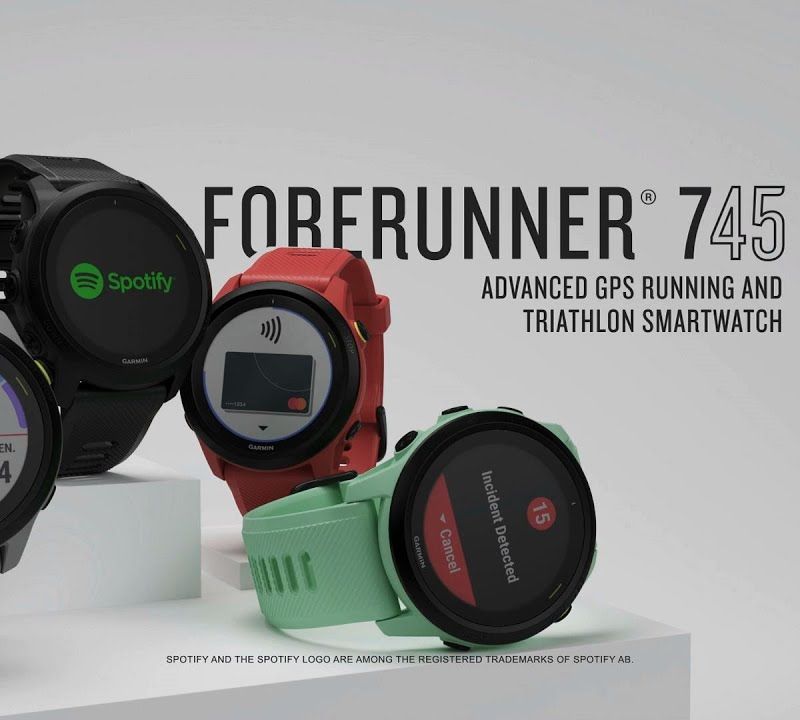 Sportovní hodinky Garmin Forerunner 745 bílé 010-02445-13 8