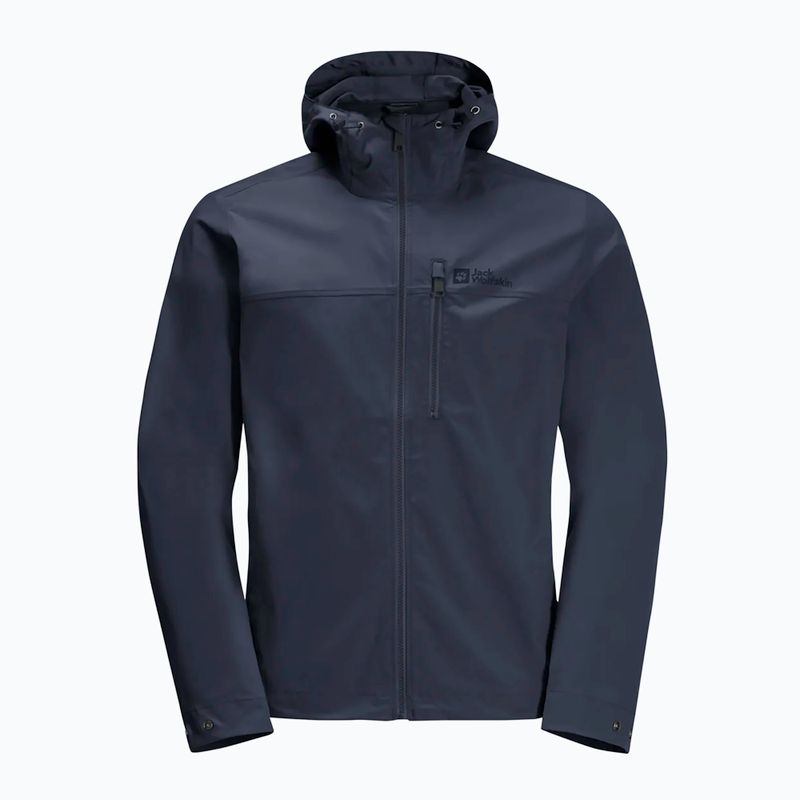 Pánská větruvzdorná bunda Jack Wolfskin Desert Wind night blue 6