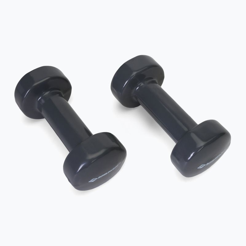 Vinylové činky Schildkröt set Vinyl Dumbbells 3kg černé 960007 2