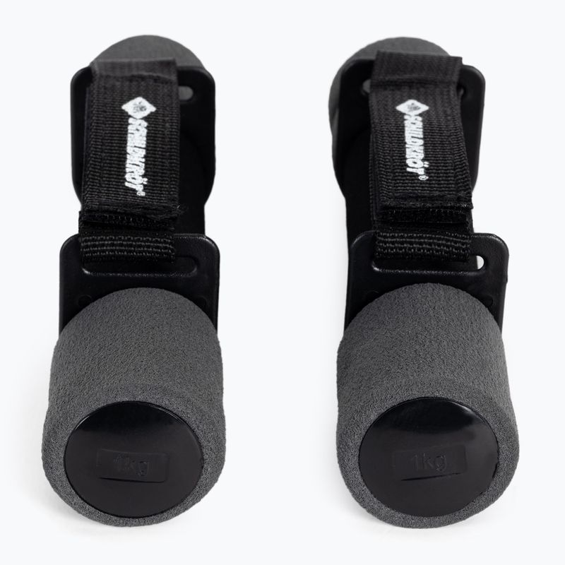 Sada činek Schildkröt Soft Dumbbells 2 x 1 kg černá/šedá 960009 3