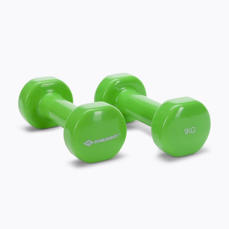 Sada činek Schildkröt set Vinyl Dumbbells in Suitcase 960010 5