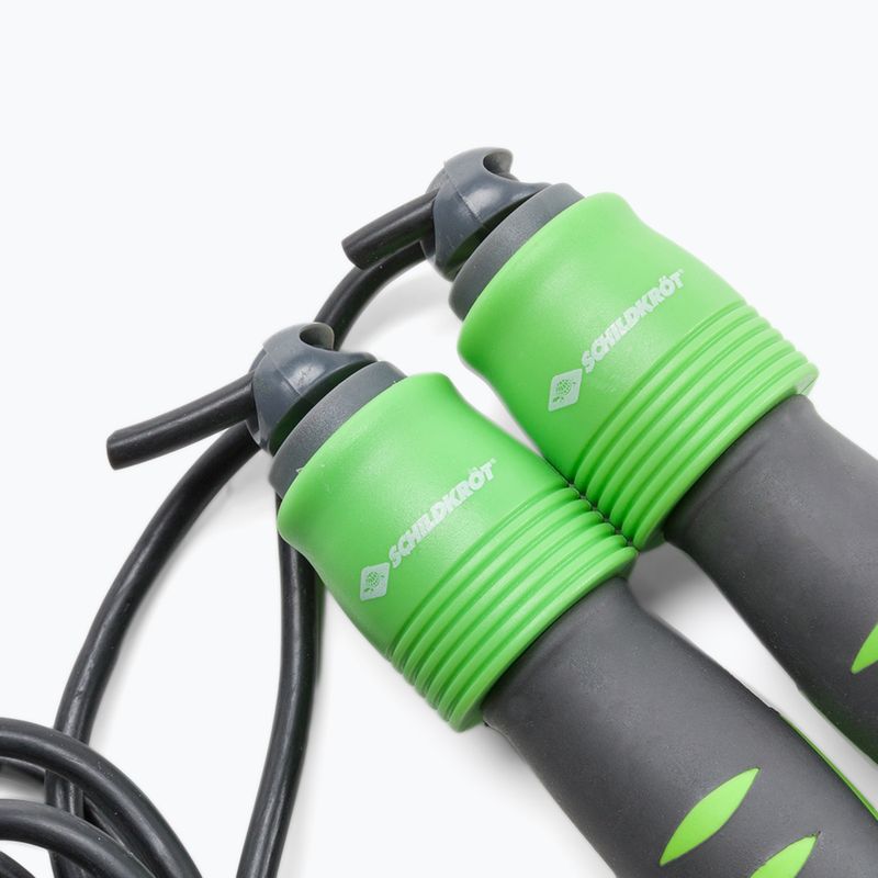 Švihadlo s počítadlem Schildkröt Jump Rope with Counting Function černo-zelené 960023 2
