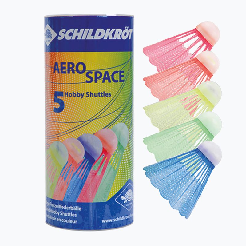 Badmintonové šipky Schildkröt Aero Space 5 szt. multicolour