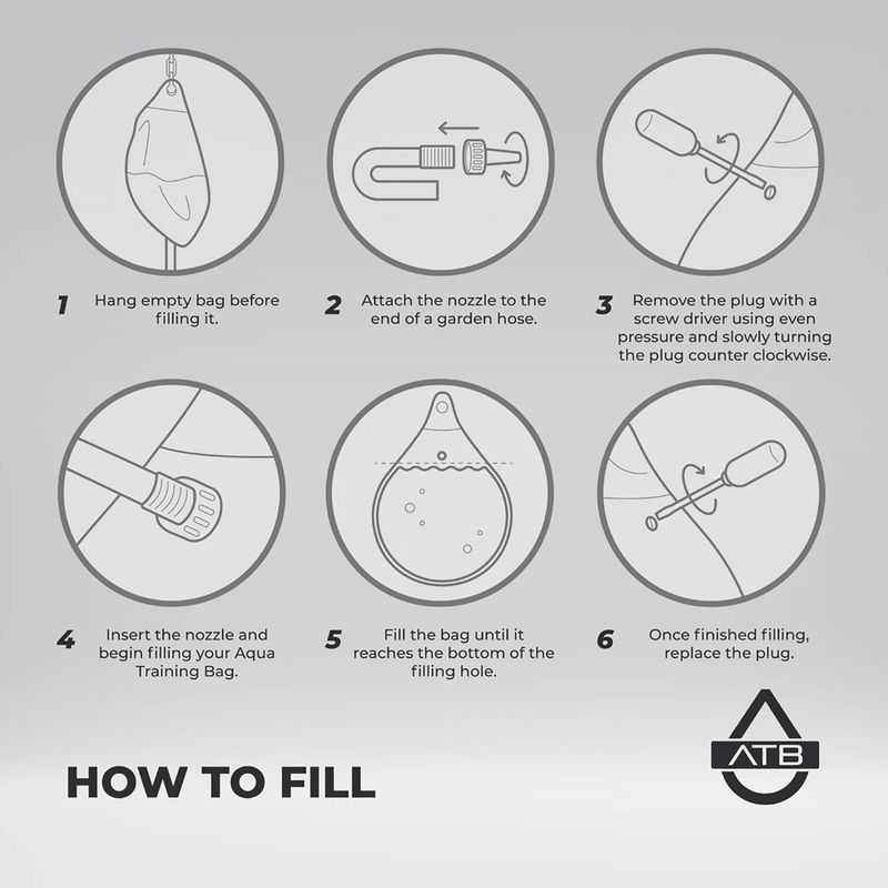 Boxovací pytel Aqua Training Bag Bruiser 18" haymaker black 3