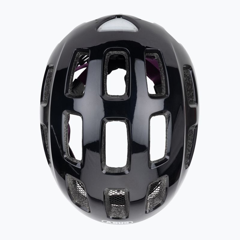Dětská cyklistická přilba ABUS Youn-I 2.0 black violet 6