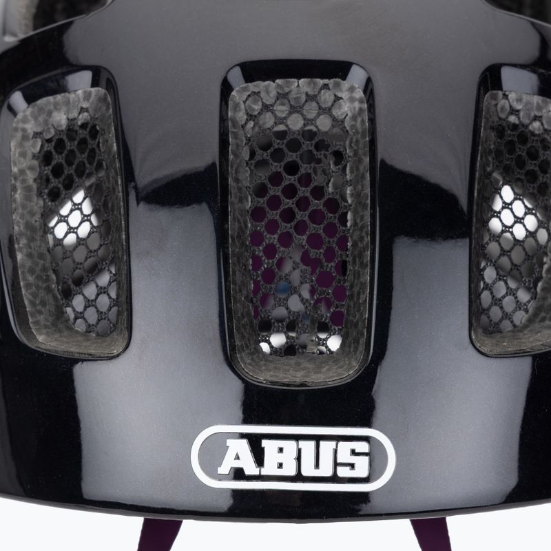 Dětská cyklistická přilba ABUS Youn-I 2.0 black violet 7