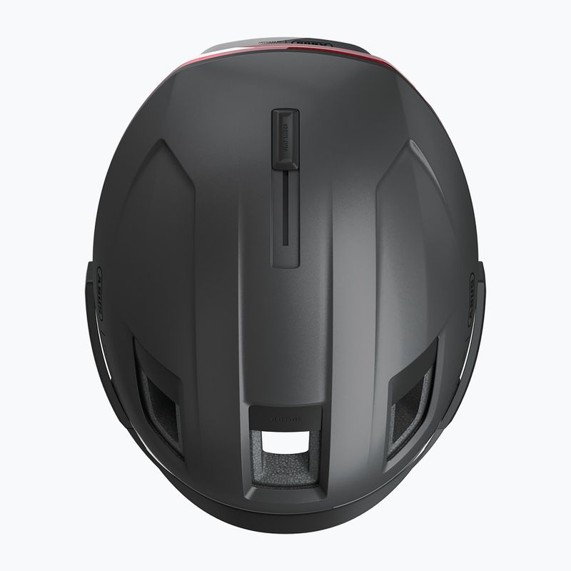 Cyklistická přilba se směrovkami ABUS Hyp-e Ace volcano titan 6