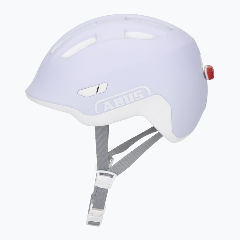 Dětská cyklistická přilba ABUS Smiley 3.0 ACE LED pure lavender 3