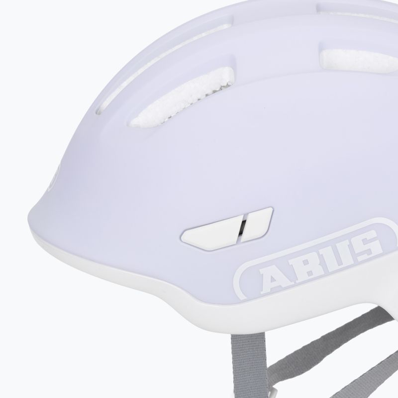 Dětská cyklistická přilba ABUS Smiley 3.0 ACE LED pure lavender 8