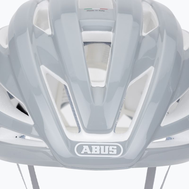 Cyklistická přilba ABUS StormChaser Ace pure grey 7