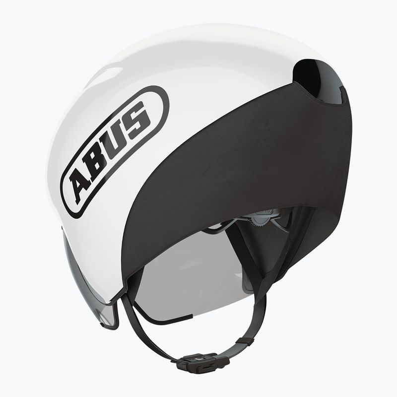 Cyklistická helma ABUS Gamechanger TT 1.1 shiny white 2