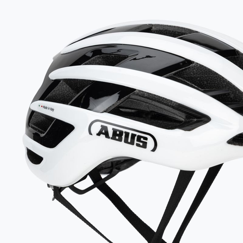 Cyklistická helma ABUS Airbreaker 2.0 whiny white 7