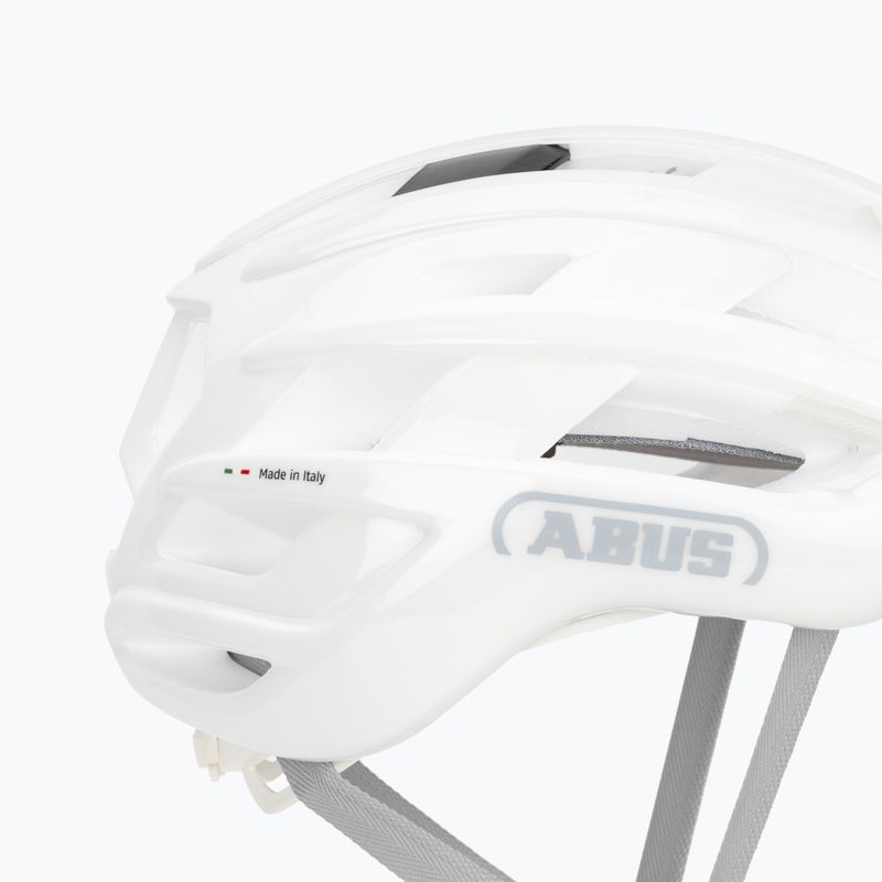 Cyklistická helma ABUS Airbreaker 2.0 pure white 7