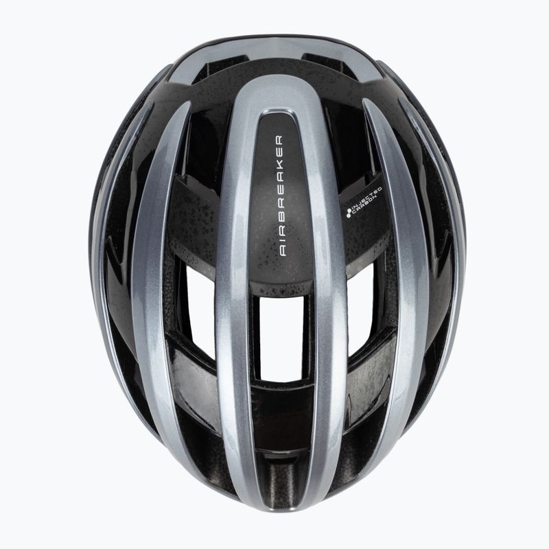 Cyklistická helma ABUS Airbreaker 2.0 graphite silver 6