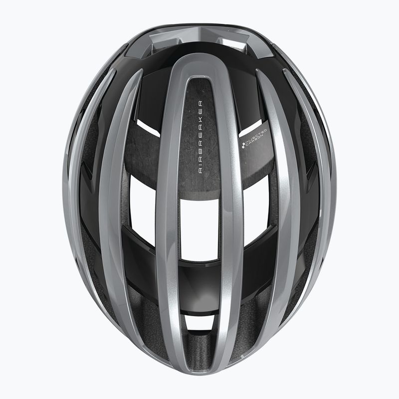 Cyklistická helma ABUS Airbreaker 2.0 graphite silver 7