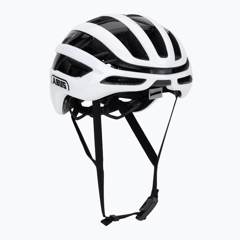 Cyklistická helma ABUS Airbreaker 2.0 Mips shiny white