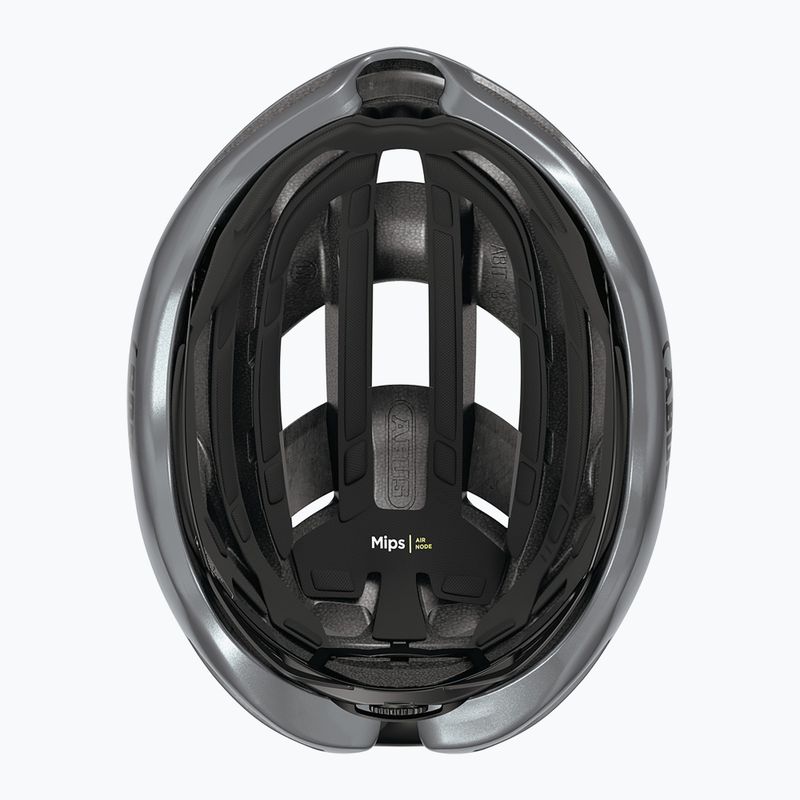 Cyklistická helma ABUS Airbreaker 2.0 Mips graphite silver 6
