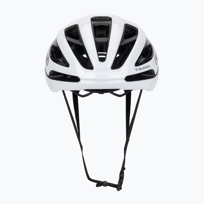 Cyklistická helma ABUS Taipan shiny white 2