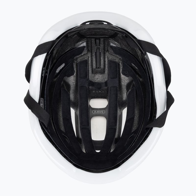 Cyklistická helma ABUS Taipan shiny white 5