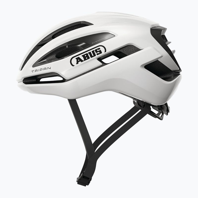 Cyklistická helma ABUS Taipan shiny white 2