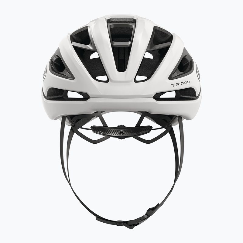 Cyklistická helma ABUS Taipan shiny white 4
