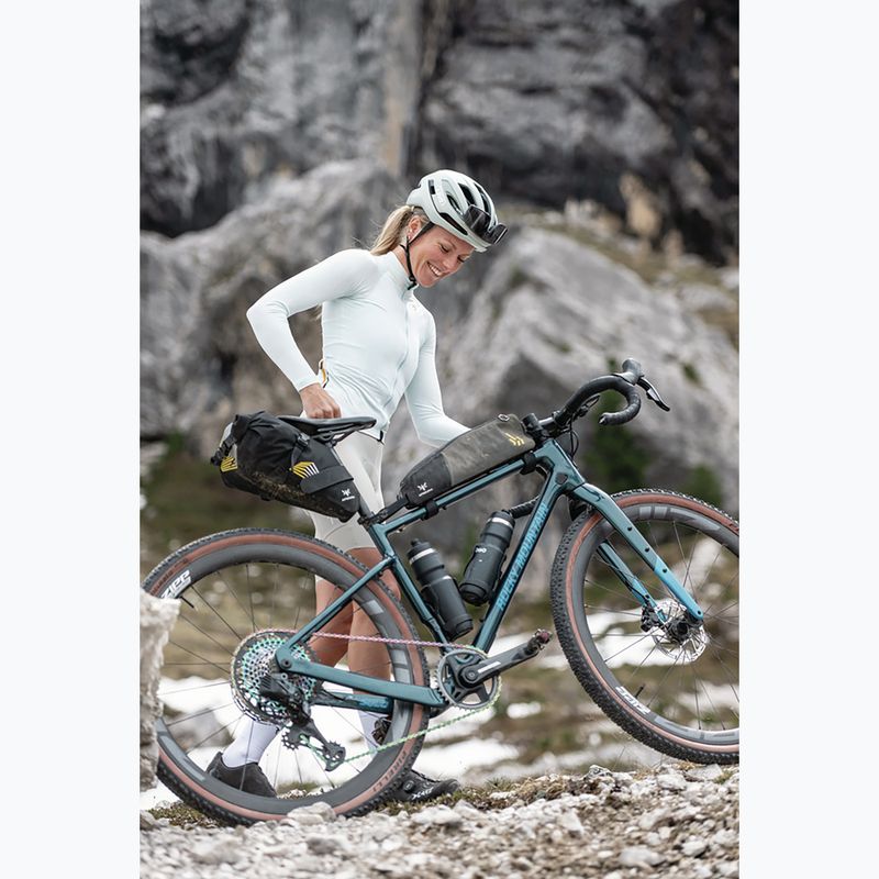 Cyklistická helma ABUS Taipan shiny white 8