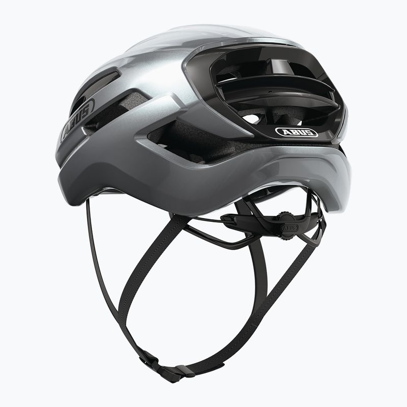 Cyklistická helma ABUS Taipan graphite silver 3