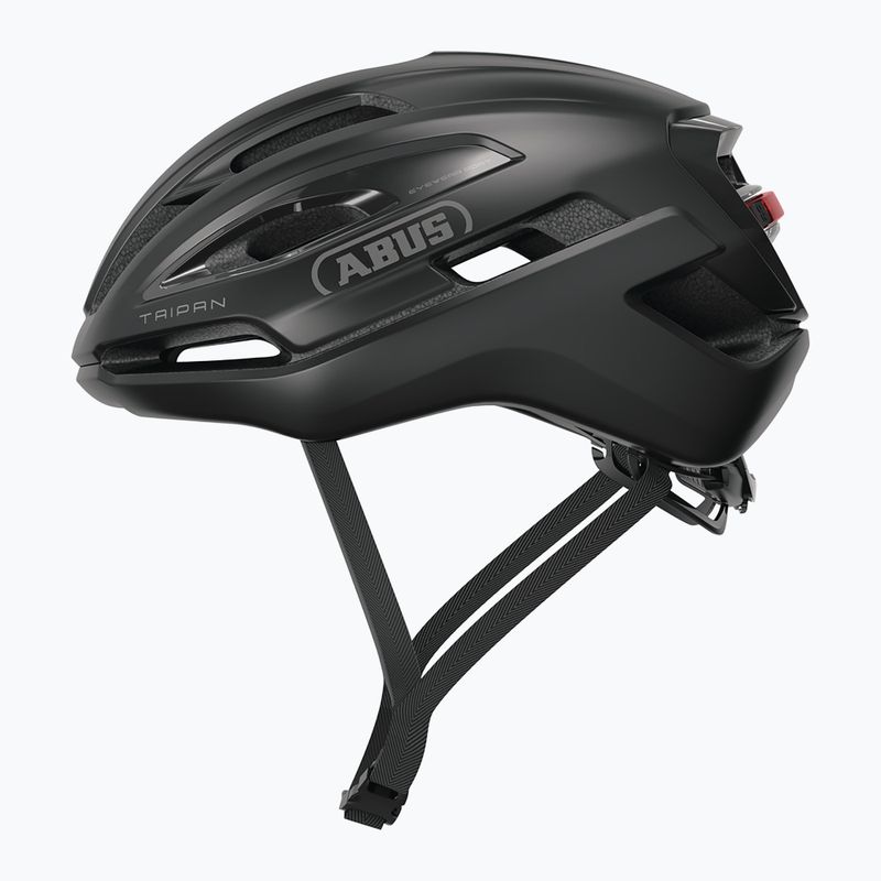 Cyklistická helma ABUS Taipan LED velcet black 2