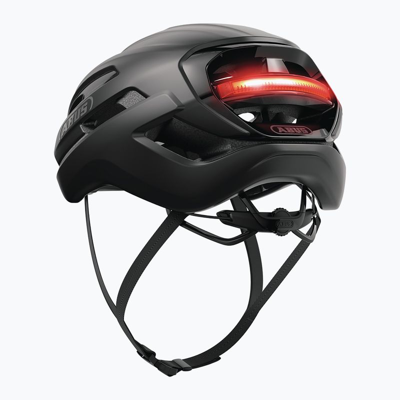 Cyklistická helma ABUS Taipan LED velcet black 3