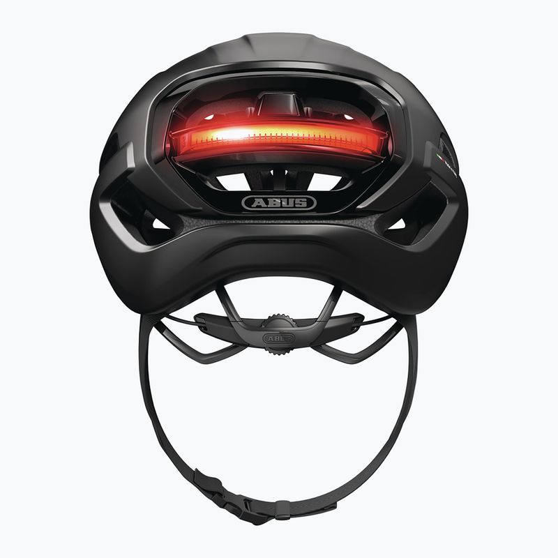 Cyklistická helma ABUS Taipan LED velcet black 6